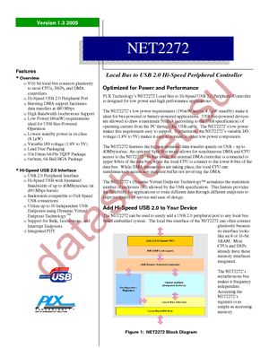 NET2272REV1A-BC F datasheet  